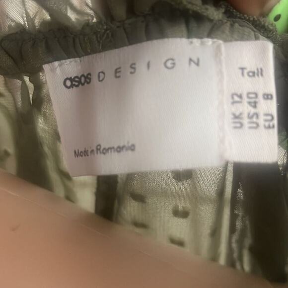 ASOS DESIGNS TEXTURED‎ MINI DOT DRESS SIZE 8 - Picture 3 of 6